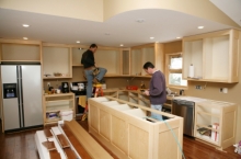 Construction et rénovation d'armoires de cuisine